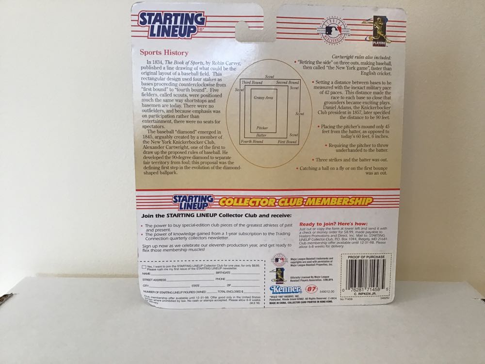 Cal Ripken, Jr. - Kenner action figure collectible - Main Image 2