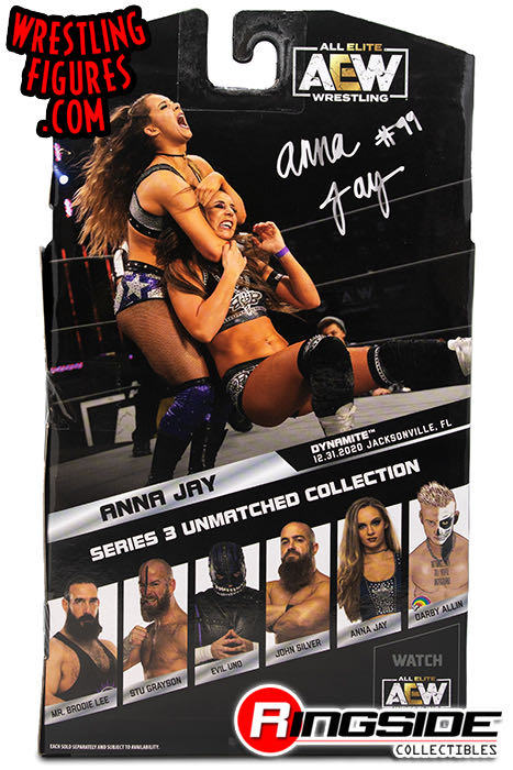 AEW Unmatched Collection #21 - Anna Jay - Jazwares (AEW - Unmatched) action figure collectible - Main Image 4