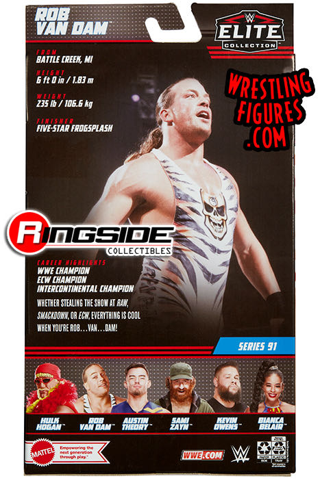 Rob Van Dam - Mattel Wwe (WWE Elite Collection 91) action figure collectible - Main Image 4