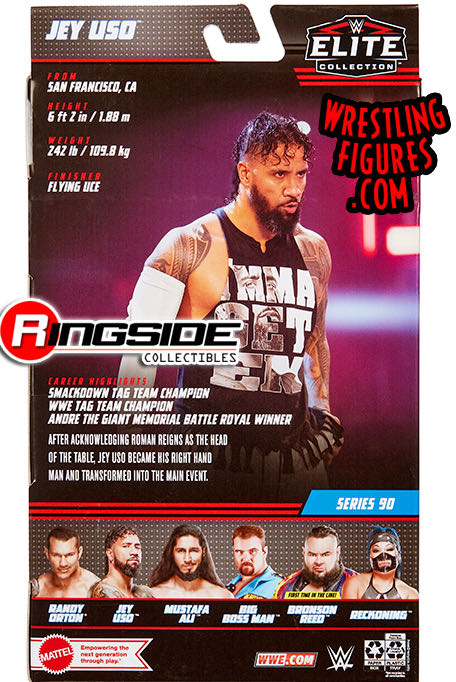 Jey Uso - Mattel Wwe (WWE Elite Collection 90) action figure collectible - Main Image 4