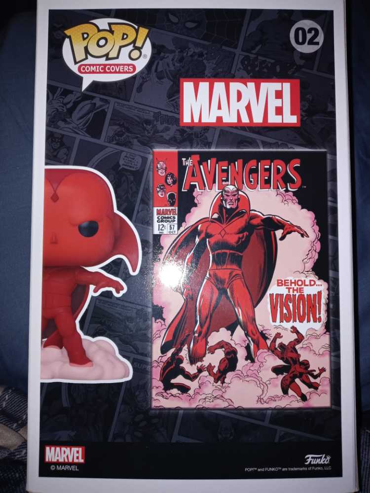 Funko Pop Comic Cover Marvel’s Vision #2 - Funko (Comic Covers) (Comic Covers (Vision)) action figure collectible [Barcode 889698606622] - Main Image 2
