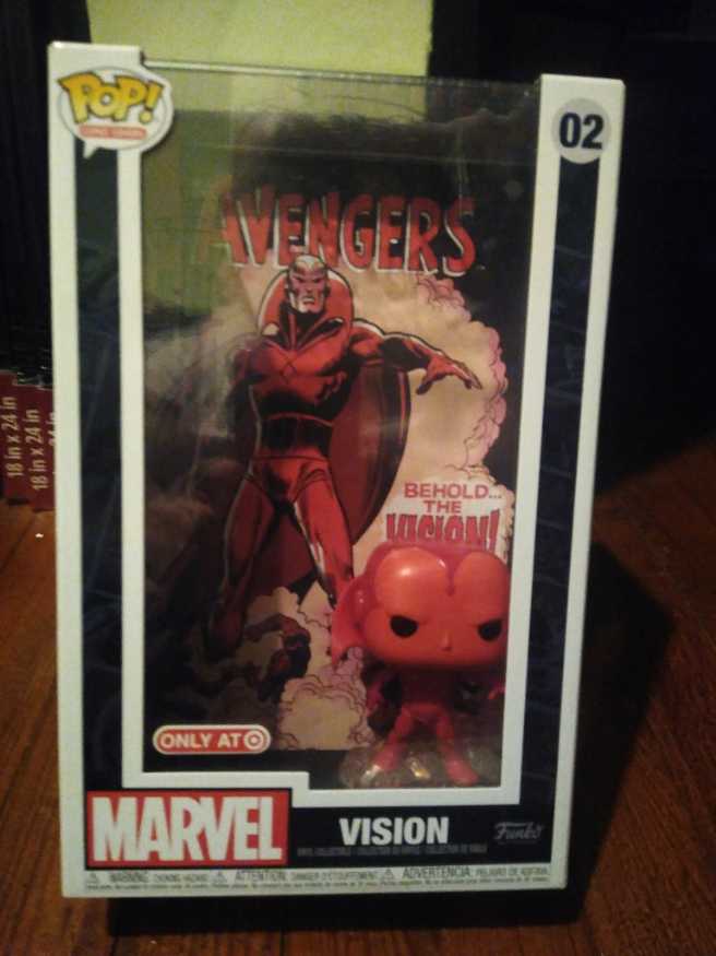Funko Pop Comic Cover Marvel’s Vision #2 - Funko (Comic Covers) (Comic Covers (Vision)) action figure collectible [Barcode 889698606622] - Main Image 3