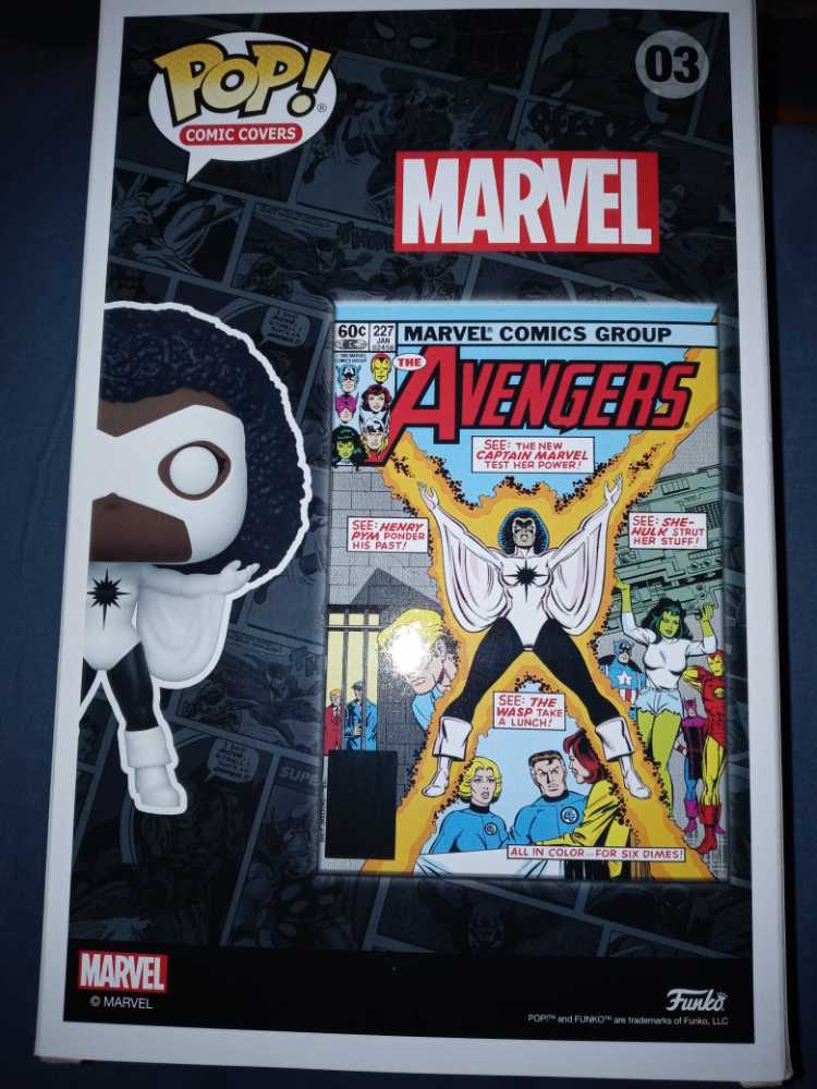 Funko Pop Comic Cover Marvel’s Captain Marvel Monica Rambeau #3 - Funko (Comic Covers) (Comic Book Covers (Captain Marvel/Monica Rambeau)) action figure collectible [Barcode 889698606639] - Main Image 2