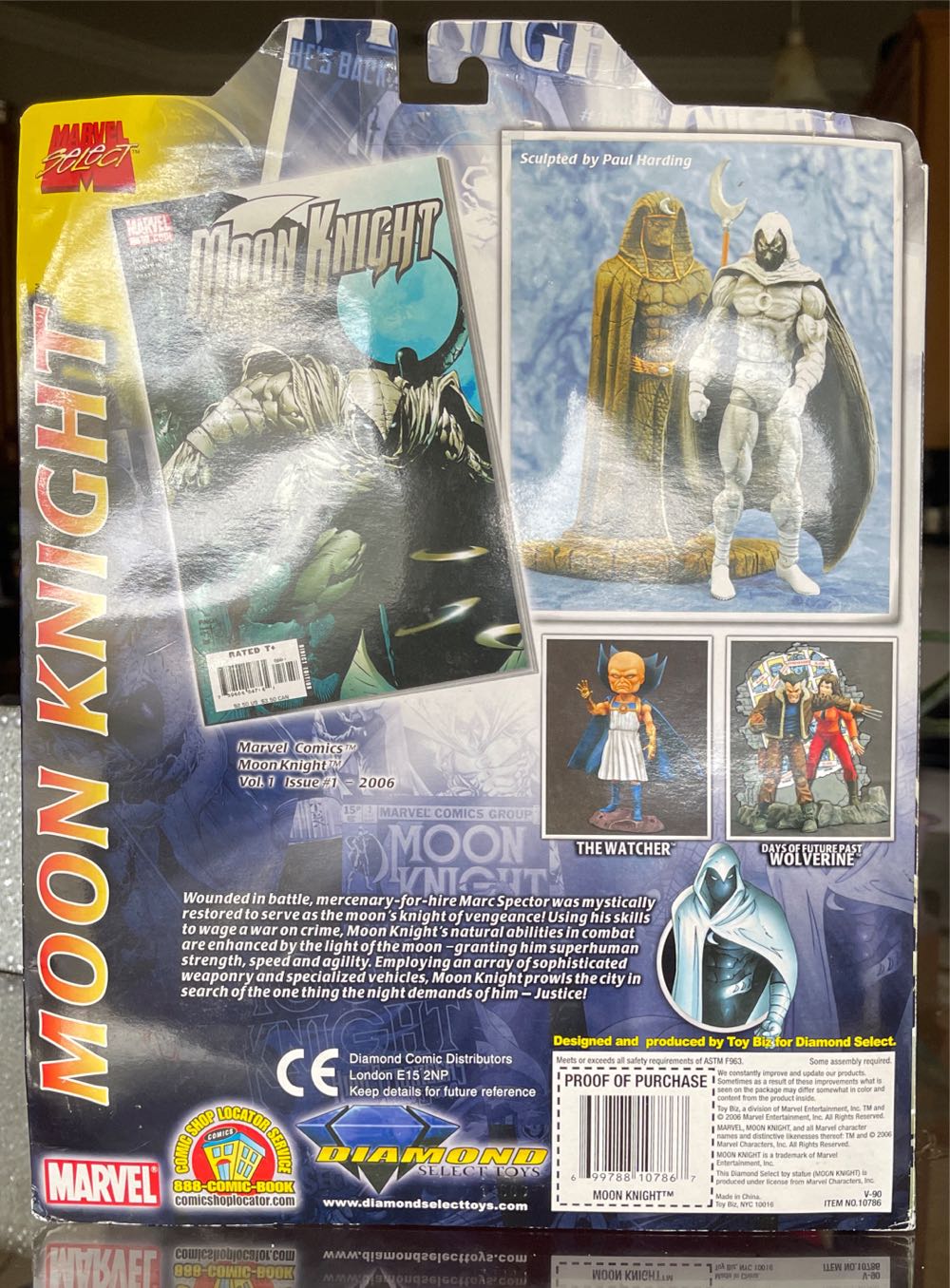 Diamond Marvel Select Moon Knight - Diamond Select Toys action figure collectible [Barcode 699788107867] - Main Image 2