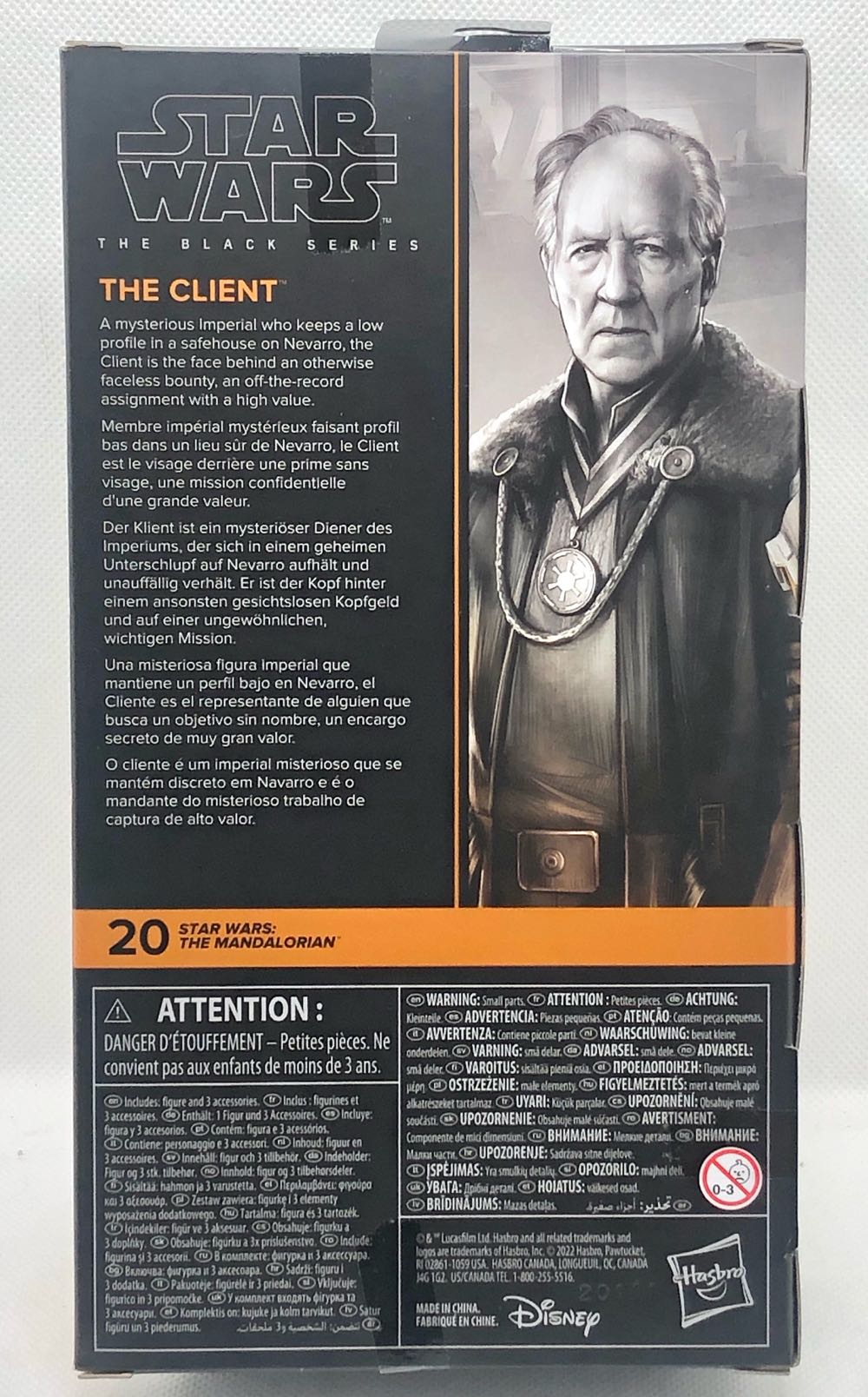 The Client - Hasbro (Star Wars: The Mandalorian) action figure collectible [Barcode 5010993981151] - Main Image 2