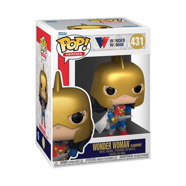 Wonder Woman Funko Pop “Flashpoint”  (DC Comics) action figure collectible [Barcode 889698549943] - Main Image 2