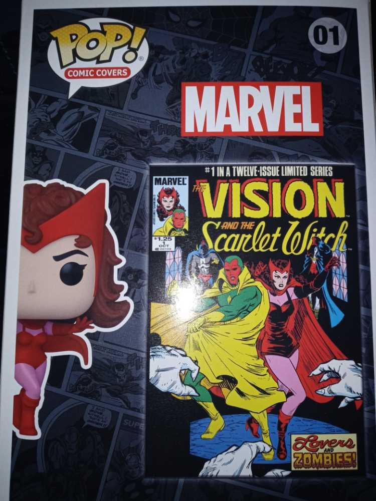 Scarlet Witch Comic Cover #1 - Funko (Comic Covers) (Comic Covers (Scarlet Witch)) action figure collectible [Barcode 889698606615] - Main Image 2
