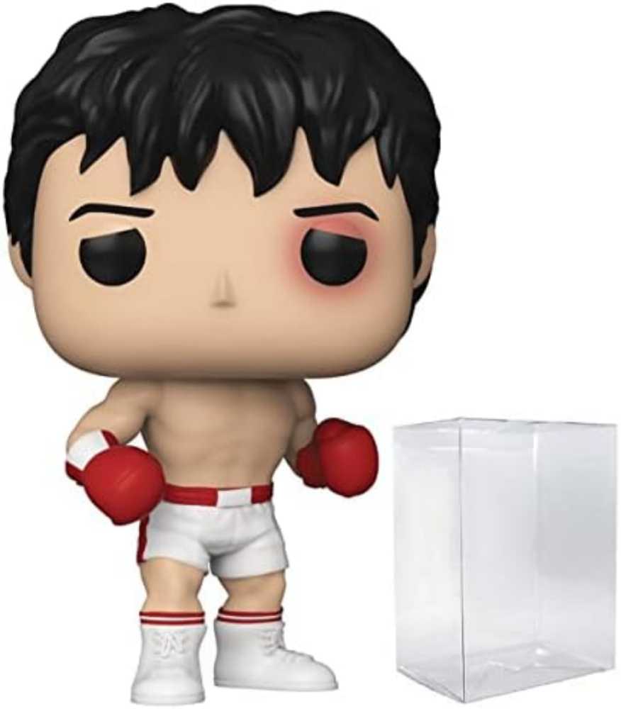 Funko POP!#1180 Rocky Balboa - Funko ("Rocky” 45th Anniversary) action figure collectible [Barcode 889698603300] - Main Image 2