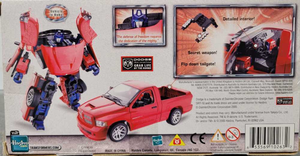 Optimus Prime 2nd Boxed - Hasbro (Alternators) action figure collectible - Main Image 4