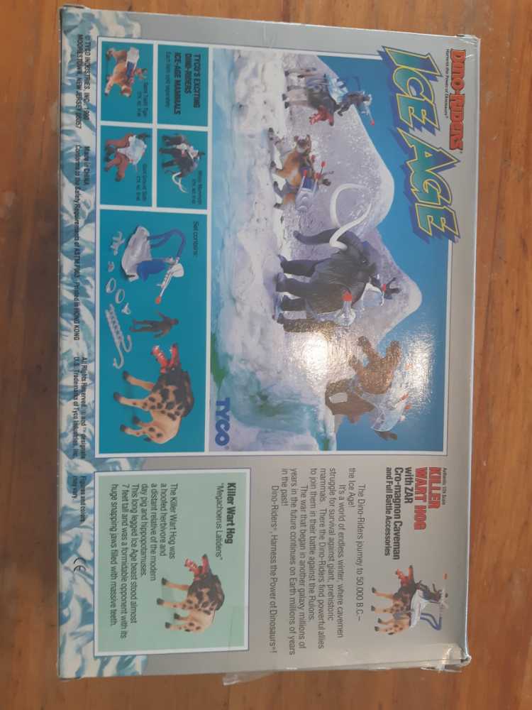 Dino-Riders Ice Age Killer Wart Hog - Tyco Toys (Dino-Riders) action figure collectible [Barcode 043302091475] - Main Image 2