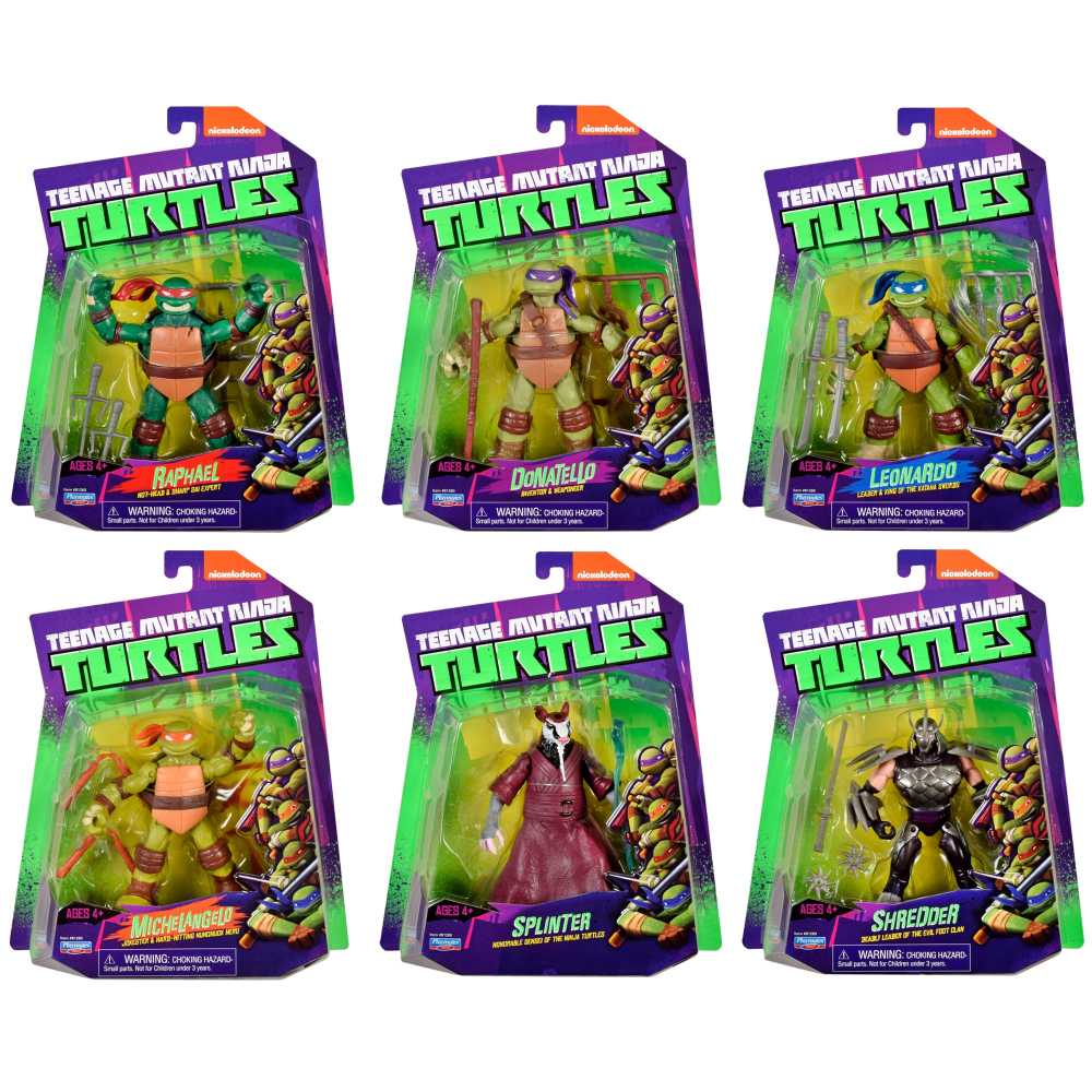 Teenage Mutant Ninja Turtles: 2012 Shellraiser Figure Bundle Playmates - Playmates (Classic Re-Issues) action figure collectible [Barcode 043377812609] - Main Image 4