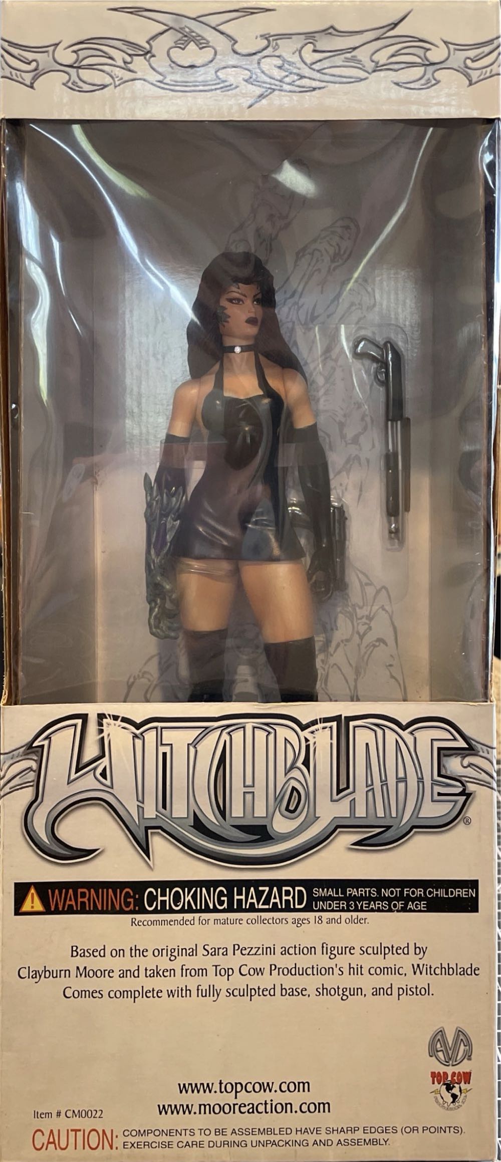 Witchblade Sara Pezzini Black Dress Moore Collectibles New In Box - Moore Action Collectibles action figure collectible [Barcode 661470000237] - Main Image 5