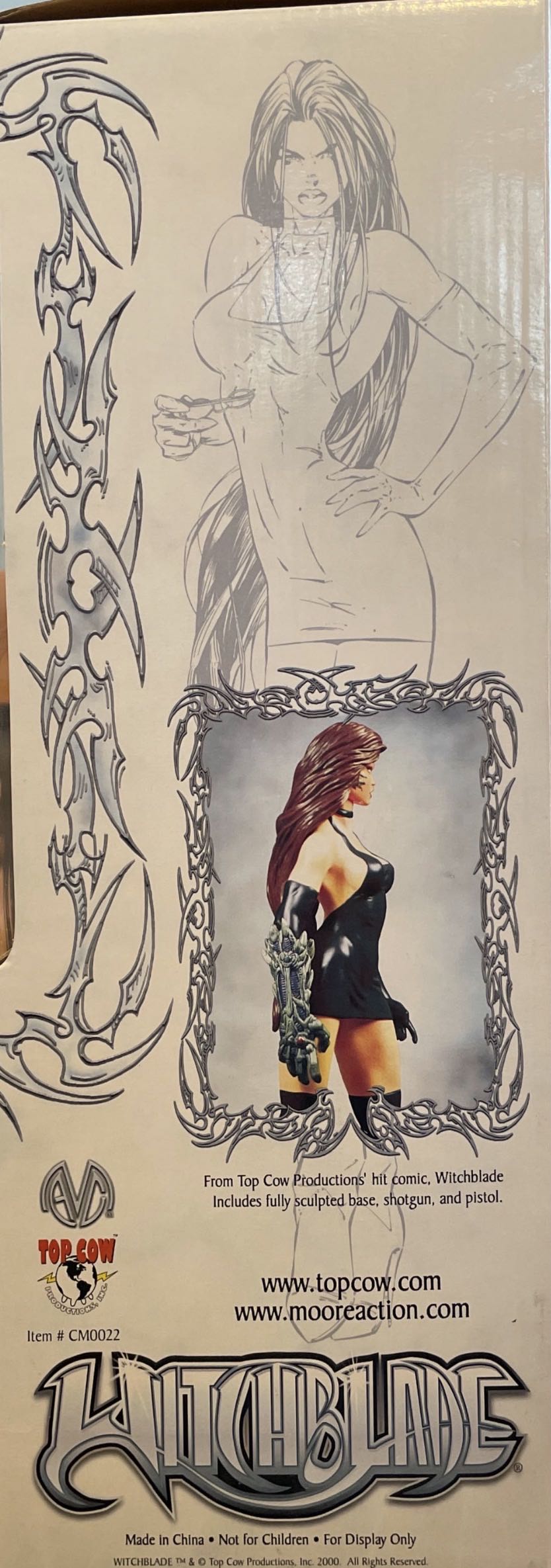 Witchblade Sara Pezzini Black Dress Moore Collectibles New In Box - Moore Action Collectibles action figure collectible [Barcode 661470000237] - Main Image 7