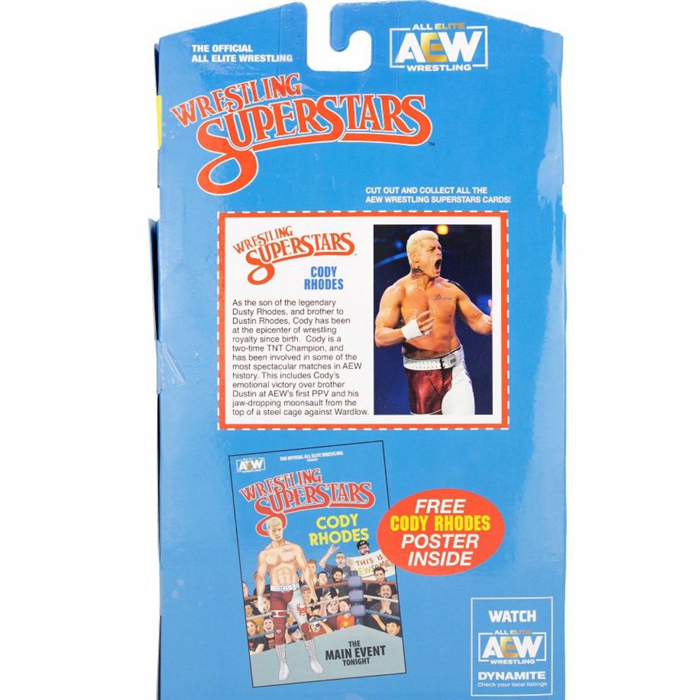 Cody Rhodes - Jazwares AEW (AEW Unmatched Collection 1) action figure collectible - Main Image 4