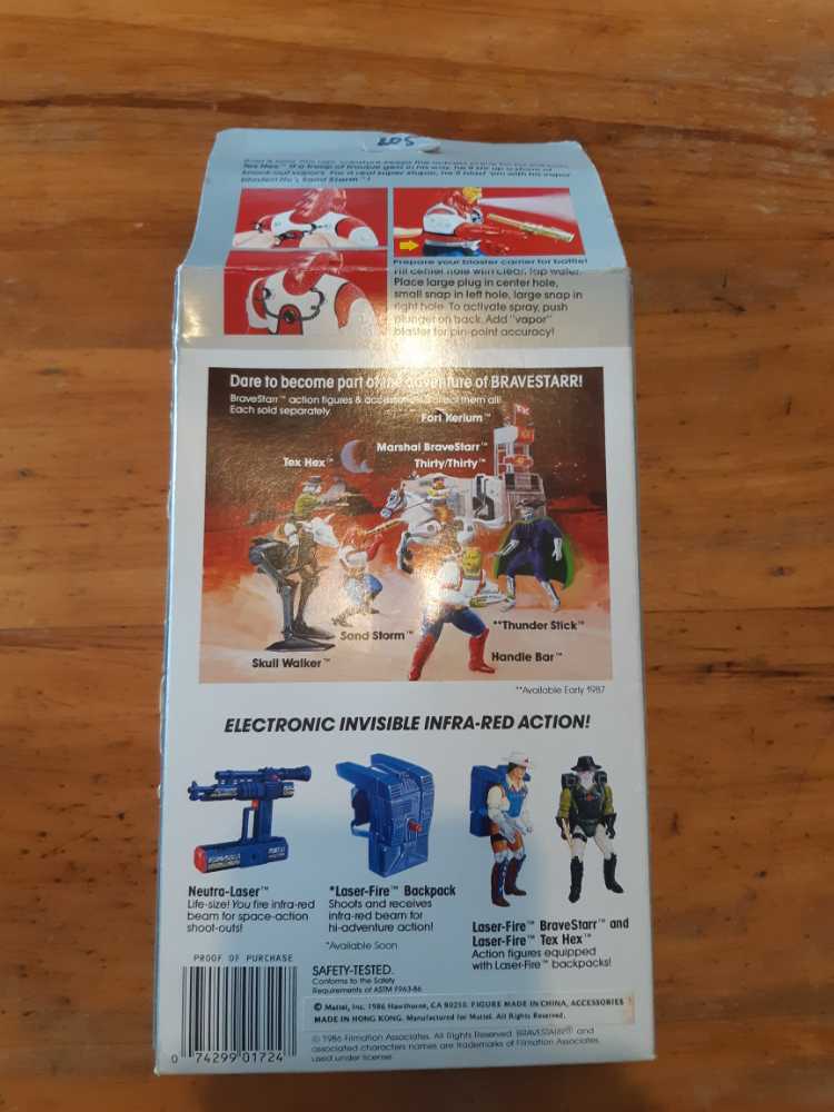 Vintage BraveStarr Sandstorm - Mattel (Bravestarr) action figure collectible [Barcode 074299017247] - Main Image 2
