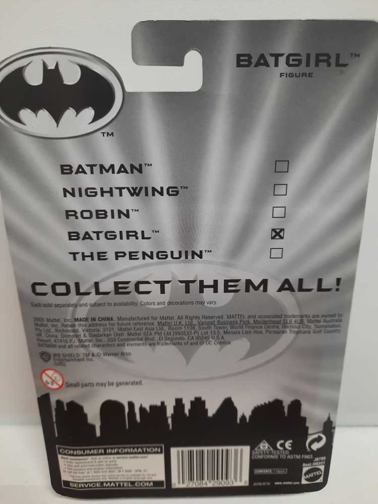 Batgirl (Silver Costume)  (Batman: 3”) action figure collectible [Barcode 027084290936] - Main Image 2