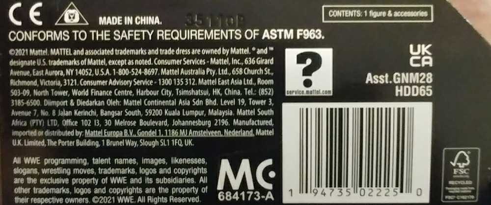 REY MYSTERIO (BLACK & PINK) - WWE ELITE TOP PICKS 2023 (WAVE 1) - Mattel (Attire Date: 2002–2003 @ WWE SmackDown) action figure collectible [Barcode 194735022250] - Main Image 3