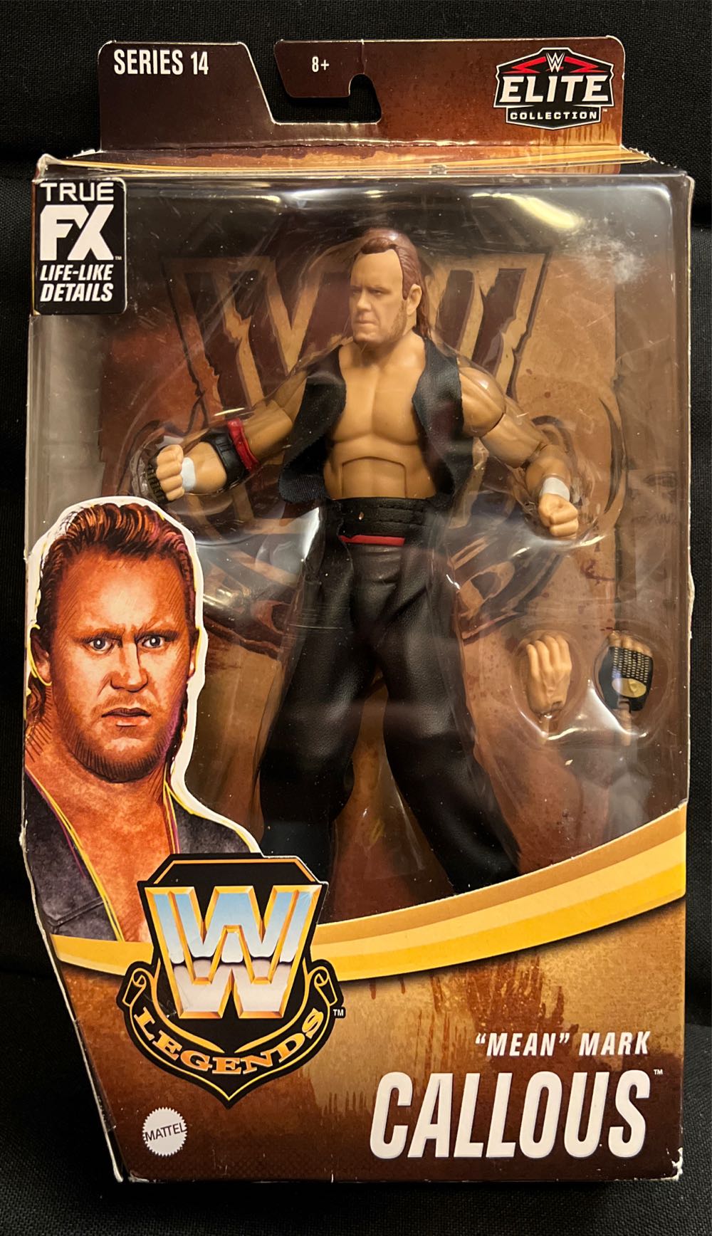 Undertaker “Mean” Mark Callous - Mattel (WWE Elite Legends Series 14) action figure collectible [Barcode 194735027330] - Main Image 4
