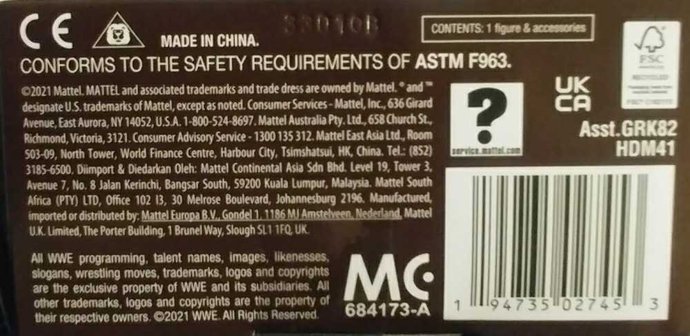 Chyna  - Mattel (Chyna) action figure collectible [Barcode 194735027453] - Main Image 3