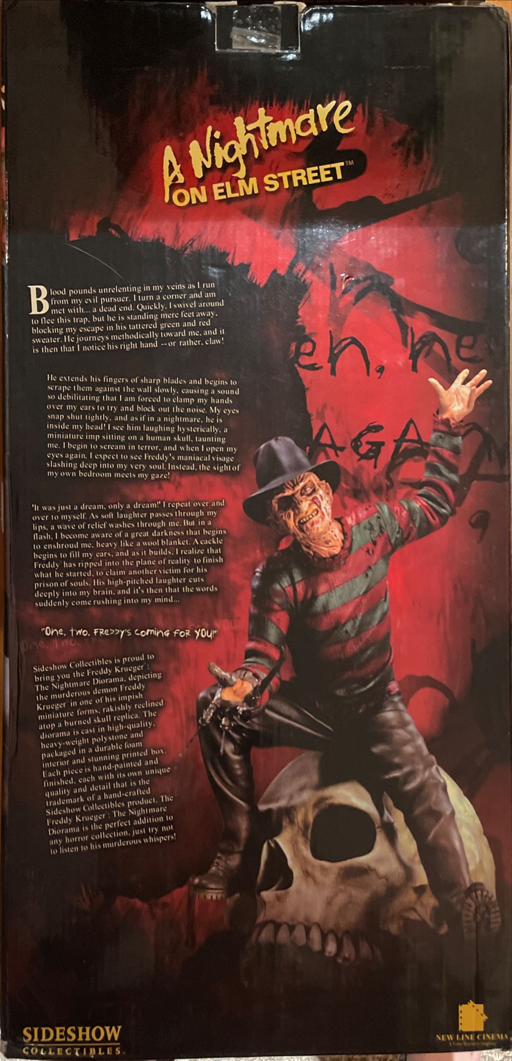 Sideshow: A Nightmare On Elm Street Freddy Krueger The Nightmare Diorama - Sideshow Collectibles (A Nightmare On Elm Street 3 Dream Warriors) action figure collectible [Barcode 747720212961] - Main Image 3