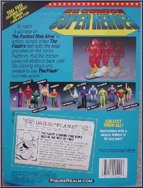 The Flash (Turbo Platform) - Toy Biz (DC Comics Super Heroes) action figure collectible [Barcode 035112044413] - Main Image 2