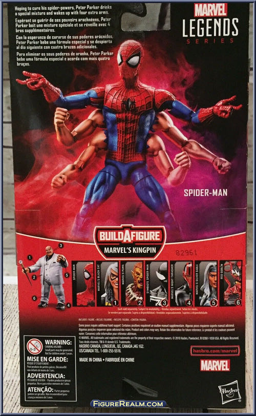 Spider-Man (Six-Arms) - Hasbro Marvel (Marvel Legends - Kingpin Series) action figure collectible - Main Image 3