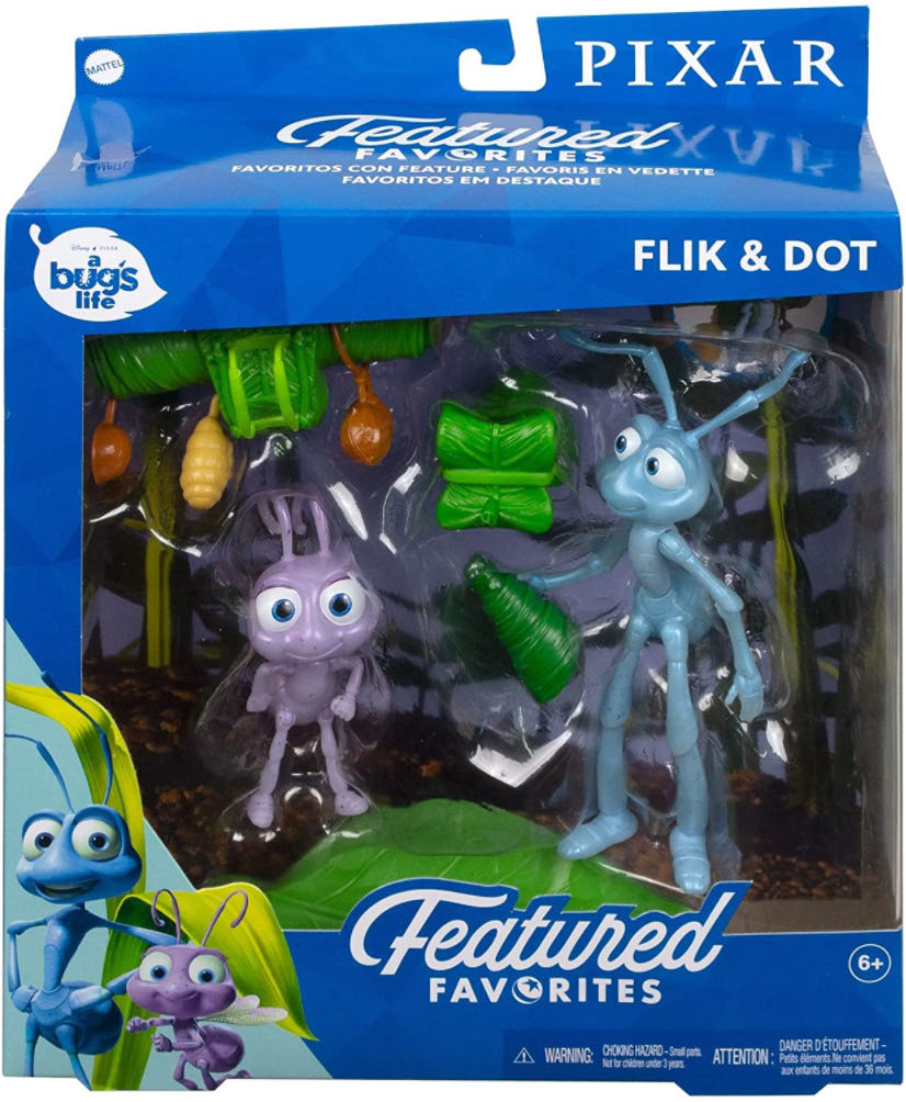 Disney*Pixar - Flik & Princess Dot - Mattel (Disney/Pixar’s A Bug’s Life) action figure collectible [Barcode 194735033386] - Main Image 2