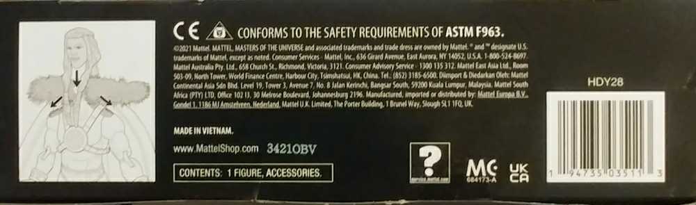 MOTU Masters Of The Universe Masterverse Revelation King Grayskull - Mattel (Masterverse) action figure collectible [Barcode 194735035113] - Main Image 3