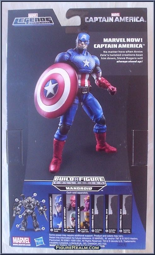 Captain America (Marvel Now!) - Hasbro Marvel (Marvel Legends- Man Thing Series) action figure collectible - Main Image 2