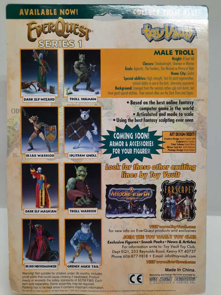 Troll Shadowknight - Toy Vault (EverQuest: Toy Vault: 8”) action figure collectible [Barcode 651174110103] - Main Image 2