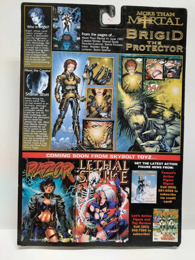 Brigid the Protector (Emerald Edition)  (Skybolt Toyz: 6”) action figure collectible - Main Image 2