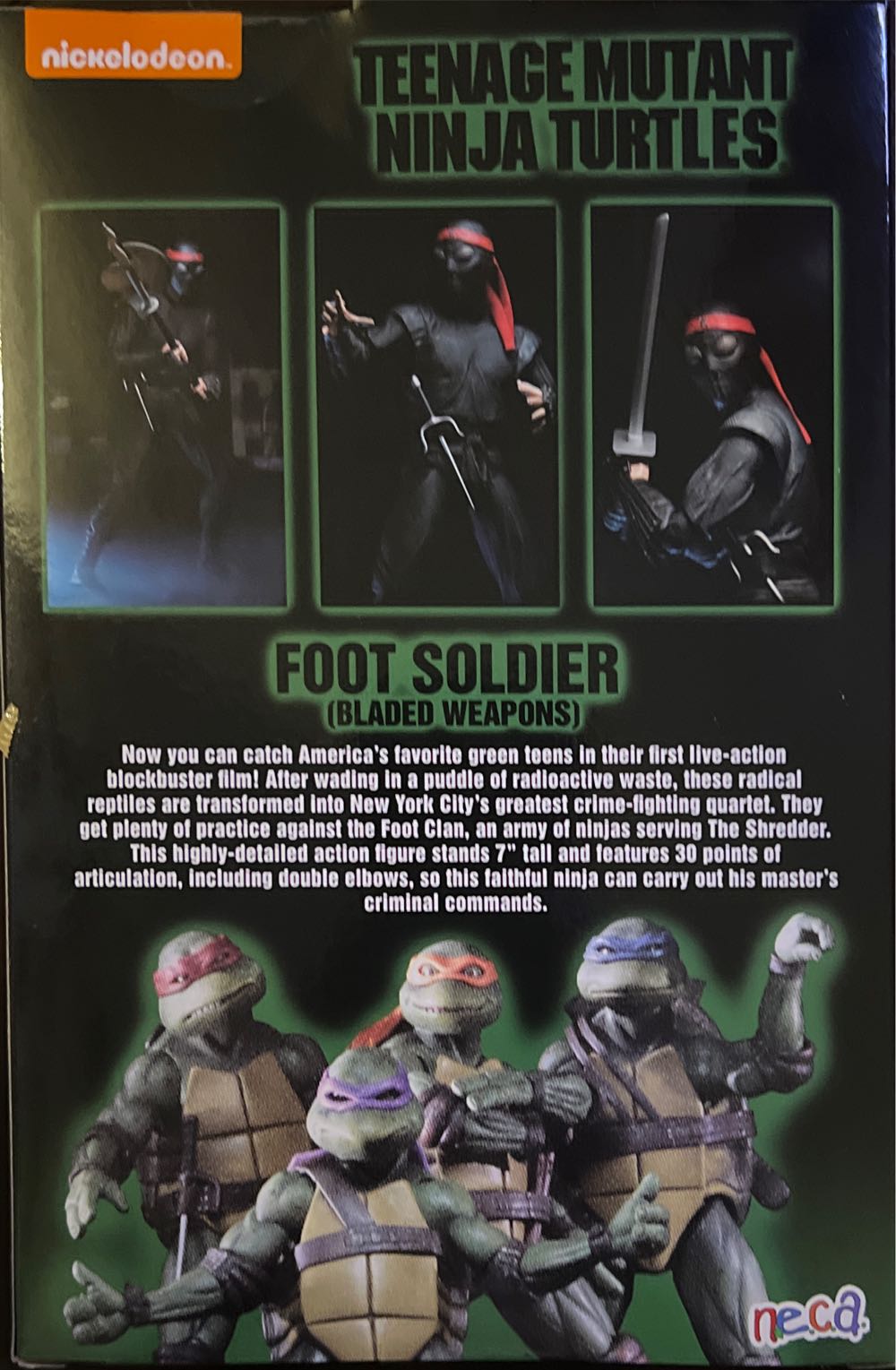 Foot Soldier (Bladed Weapons) (90s Movie) - Neca (Neca Teenage Mutant Ninja Turtles Movie) action figure collectible - Main Image 2