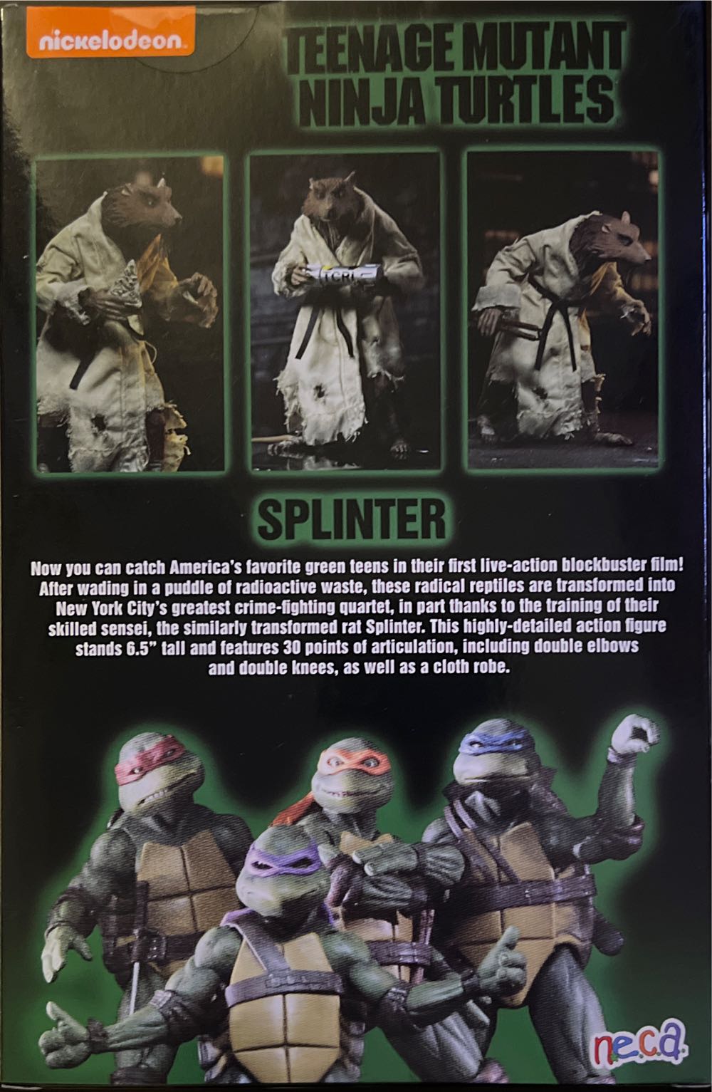 Splinter (90s Movie) - Neca (Neca Teenage Mutant Ninja Turtles Movie) action figure collectible - Main Image 2