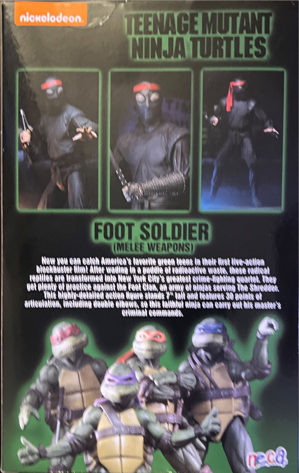 Foot Soldier (Melee Weapons) (90s Movie) - Neca (Neca Teenage Mutant Ninja Turtles Movie) action figure collectible - Main Image 2