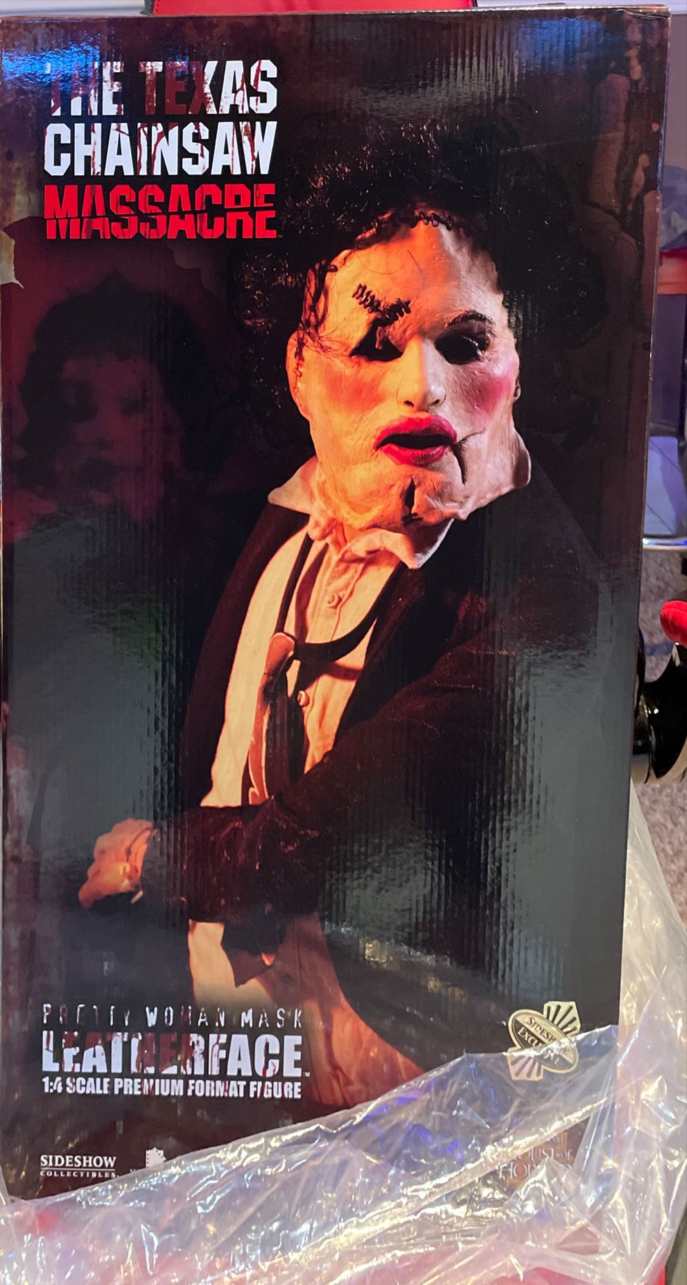 1:4 Sideshow: The Texas Chainsaw Massacre Pretty Woman Mask Leatherface Ex - Sideshow Collectibles (The Texas Chainsaw Massacre) action figure collectible [Barcode 747720208025] - Main Image 4