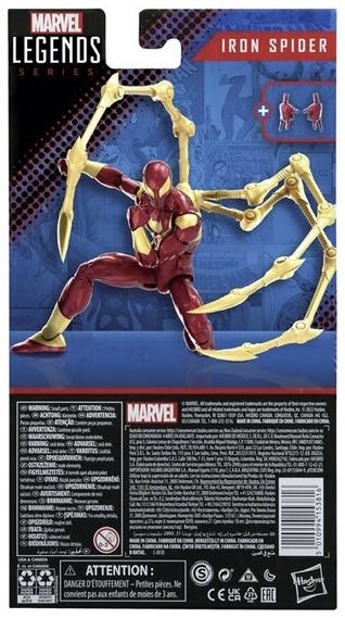 ☑️SELL Iron Spider - Hasbro (Spider-man 60 Amazing Years) action figure collectible [Barcode 5010994153816] - Main Image 2