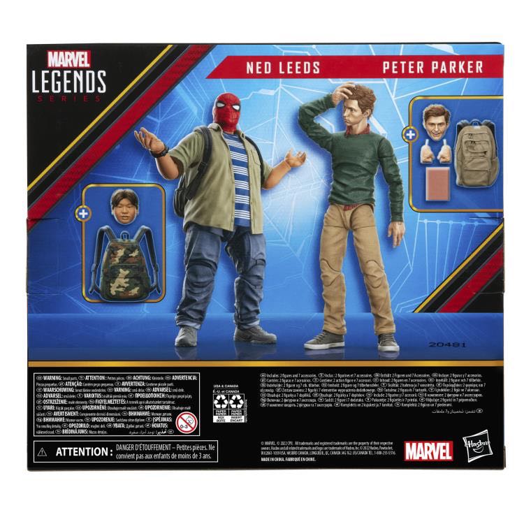 Marvel Legends - Ned Leeds & Peter Parker - Hasbro (Marvel Cinematic Universe) action figure collectible [Barcode 5010994153755] - Main Image 4
