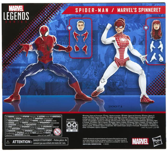 ☑️SELL Spider-man & Spinneret - Hasbro (Spider-man: Renew Your Vows) action figure collectible [Barcode 5010994153779] - Main Image 4