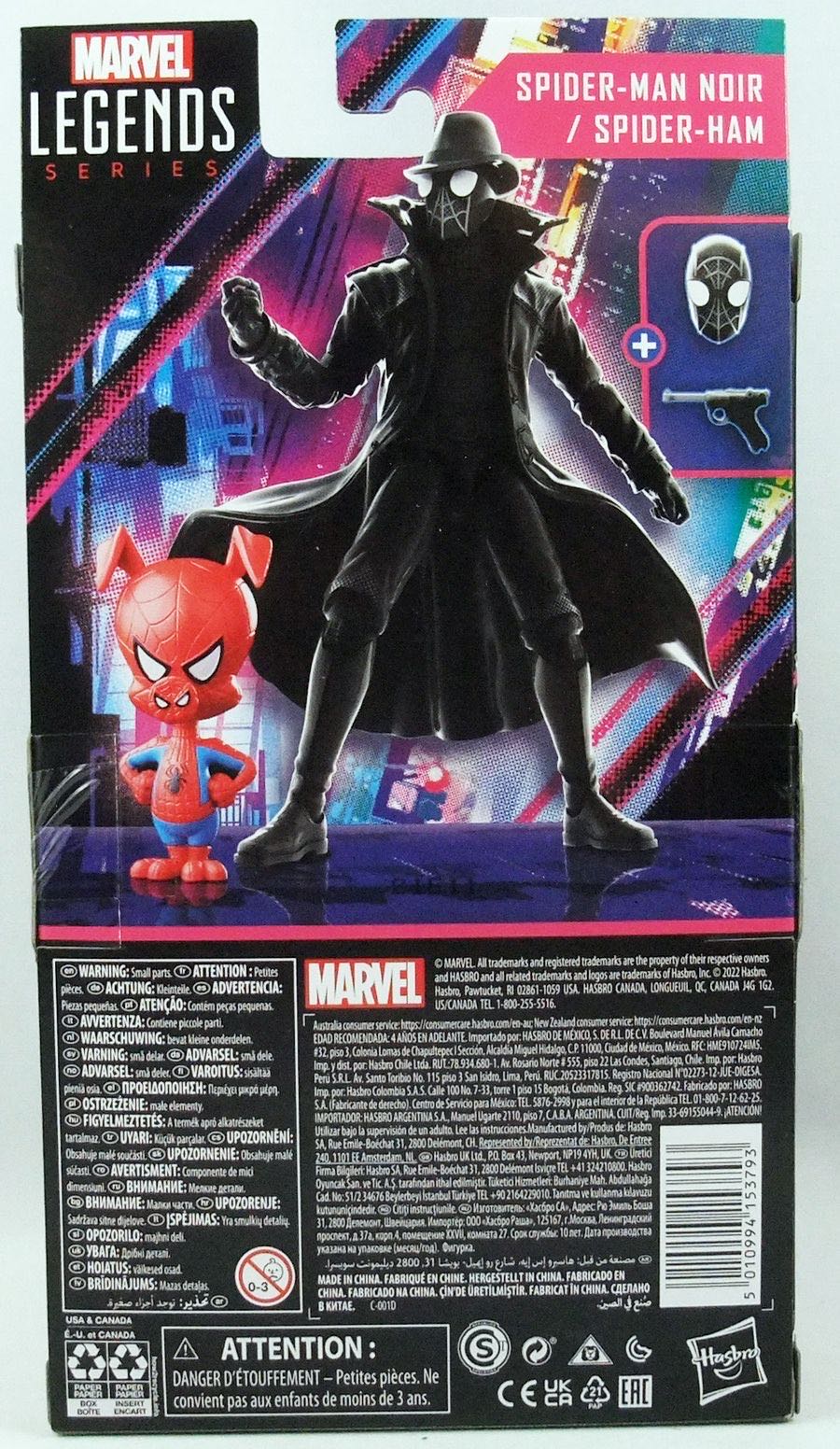 MARVEL LEGENDS - Spider-Man Noir & Spider-Ham - Hasbro (Marvel Legends) action figure collectible [Barcode 5010994153793] - Main Image 3