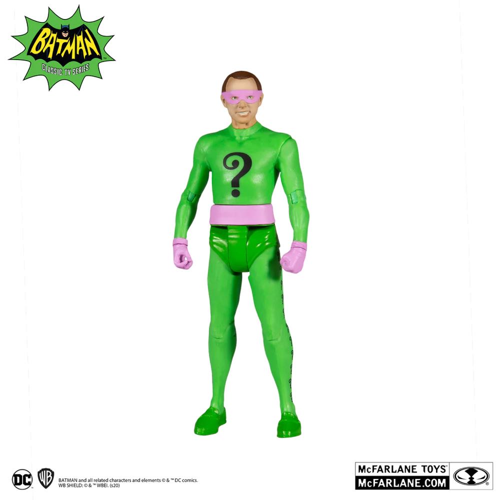 66/Batman - The Riddler(Boxing) - McFarlane Toys (Batman ‘66) (DC Multiverse Batman ‘66 Classic T.V Series) action figure collectible [Barcode 787926150490] - Main Image 4