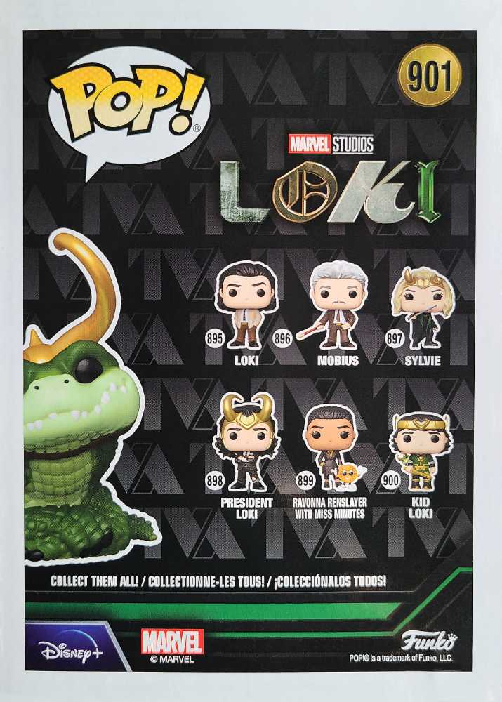 Funko Pop! : Marvel Television: Loki  -  Alligator Loki - Funko (Loki TV Series) action figure collectible [Barcode 889698559317] - Main Image 2