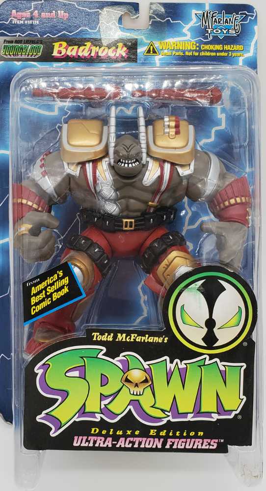 Spawn Series 2 - Badrock (Red)  action figure collectible - Main Image 1