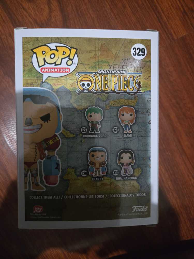 Funko Pop! Anime: Onepiece Franky Collectible Toy Blue  action figure collectible [Barcode 889698231930] - Main Image 2