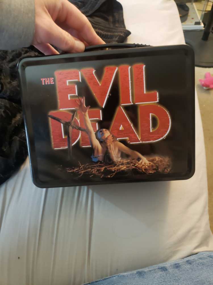 The Evil Dead Limited Edition Black Metal Lunch Box #4575 #5000 Neca Rare  action figure collectible [Barcode 634482031308] - Main Image 2