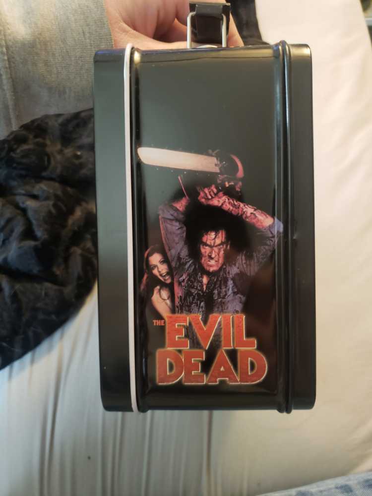 The Evil Dead Limited Edition Black Metal Lunch Box #4575 #5000 Neca Rare  action figure collectible [Barcode 634482031308] - Main Image 3