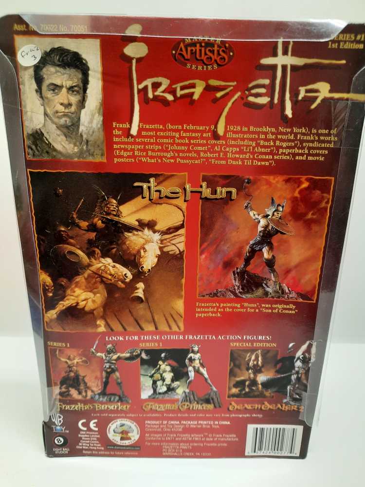 The Hun  (Master Artist: Frazetta: 12”) action figure collectible [Barcode 697424002774] - Main Image 2