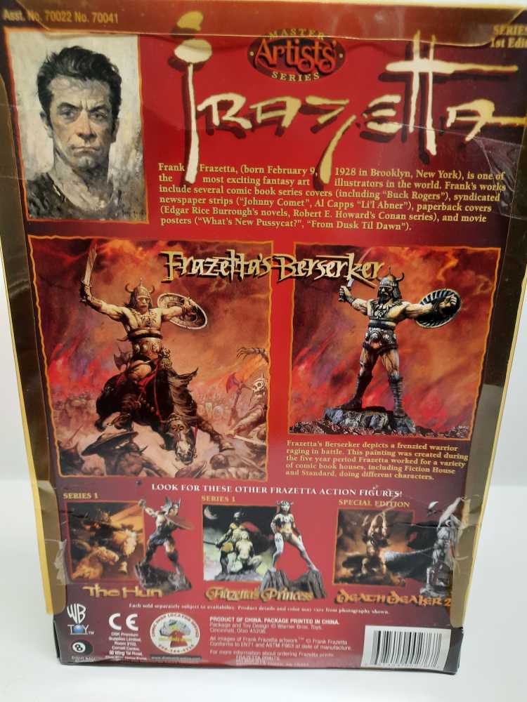 Frazetta’s Berserker  (Master Artist: Frazetta: 12”) action figure collectible [Barcode 697424002767] - Main Image 2