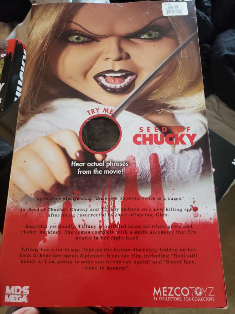 Seed of Chucky (Tiffany) - Mezco Toyz (Child’s Play) action figure collectible [Barcode 696198780420] - Main Image 2