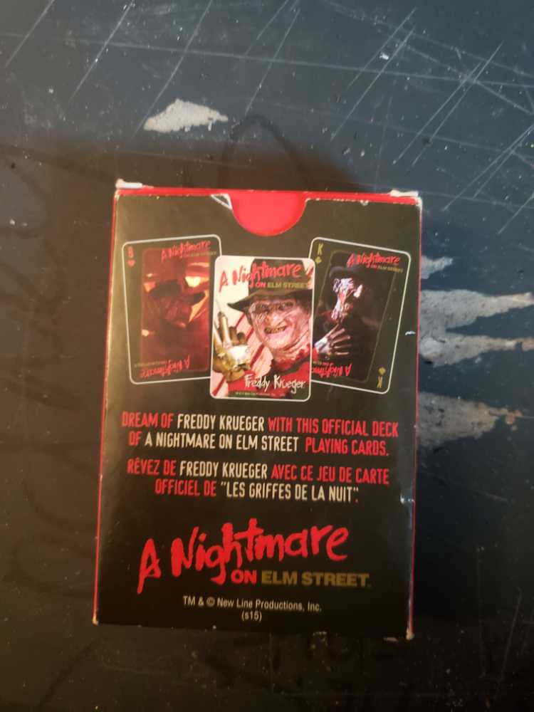 Nightmare On Elm Street Playing Cards  action figure collectible [Barcode 840391105171] - Main Image 2