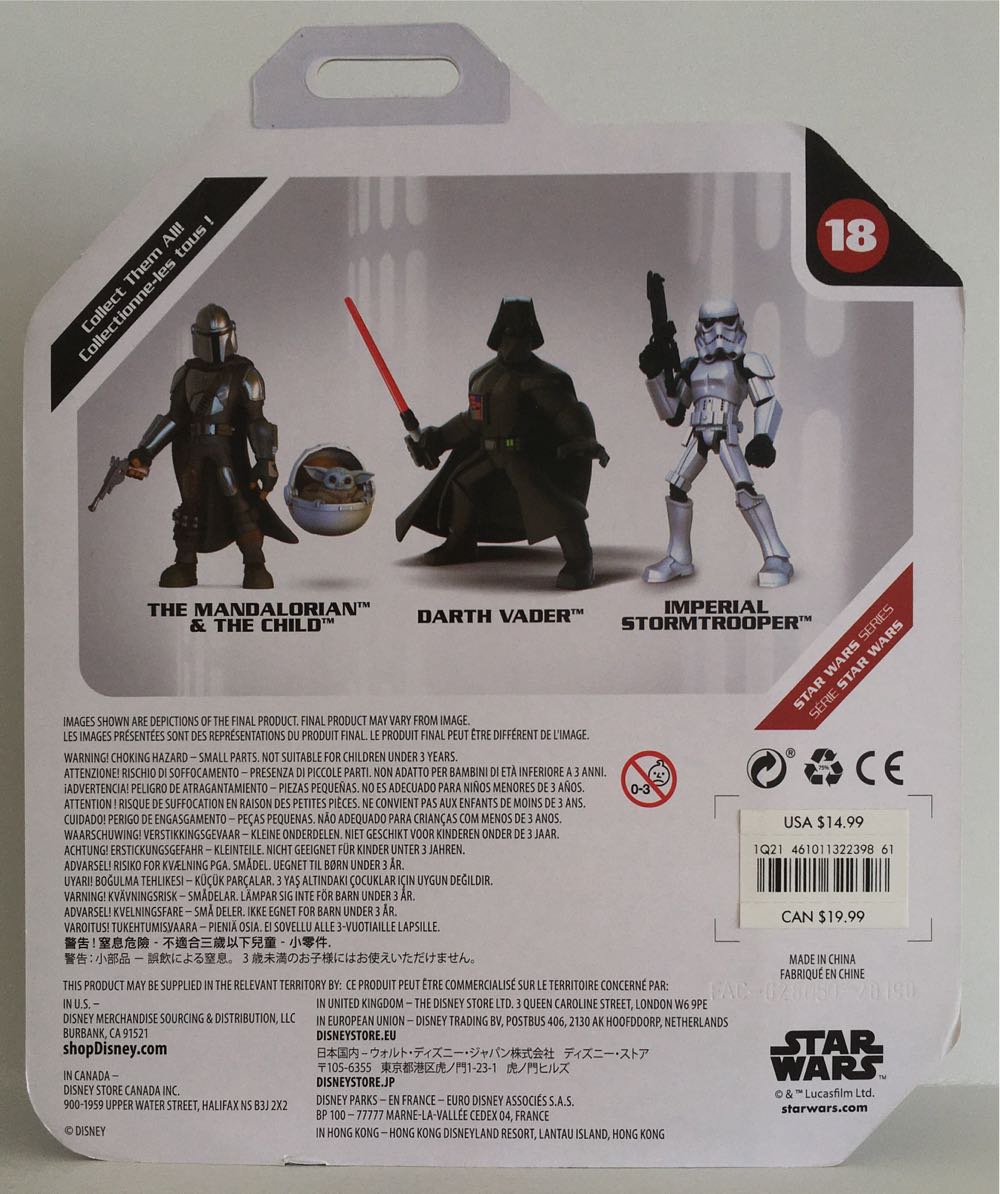18 - The Mandalorian with The Child  (Toybox Star Wars) action figure collectible - Main Image 2